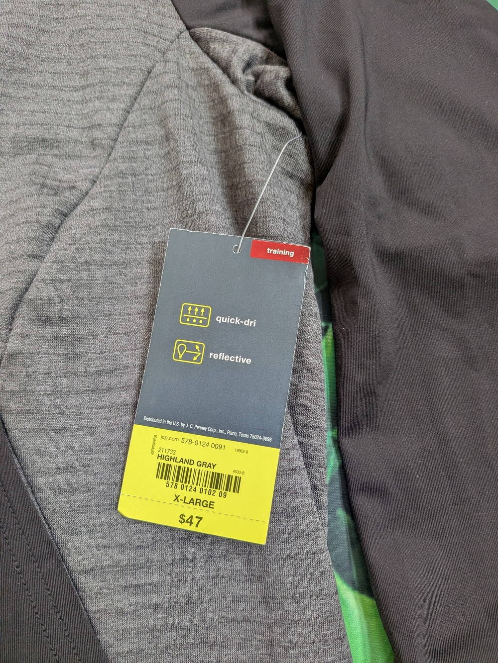 Xersion Long-Sleeve Raglan Shirt For Cold Weather Performance - Picture 2 of 9